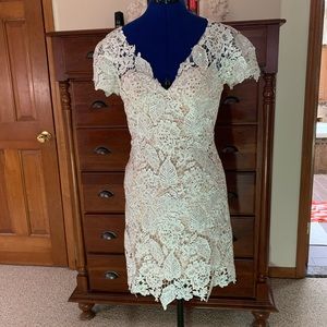 White dress with AB stones - this dress sparkles!